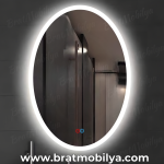 Brat B100 Dokunmatik Açma Kapamalı Elips Led Ayna