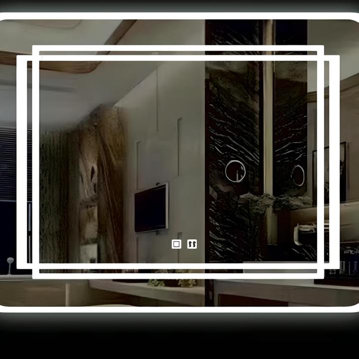Brat B057 Dokunmatik Açma Kapamalı Ekstra Led Işıklı Flotal Ayna