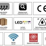Brat B082 Dokunmatik Açma Kapamalı Elips Led Ayna