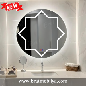 Brat B099 Dokunmatik Açma Kapamalı Yuvarlak Led Ayna