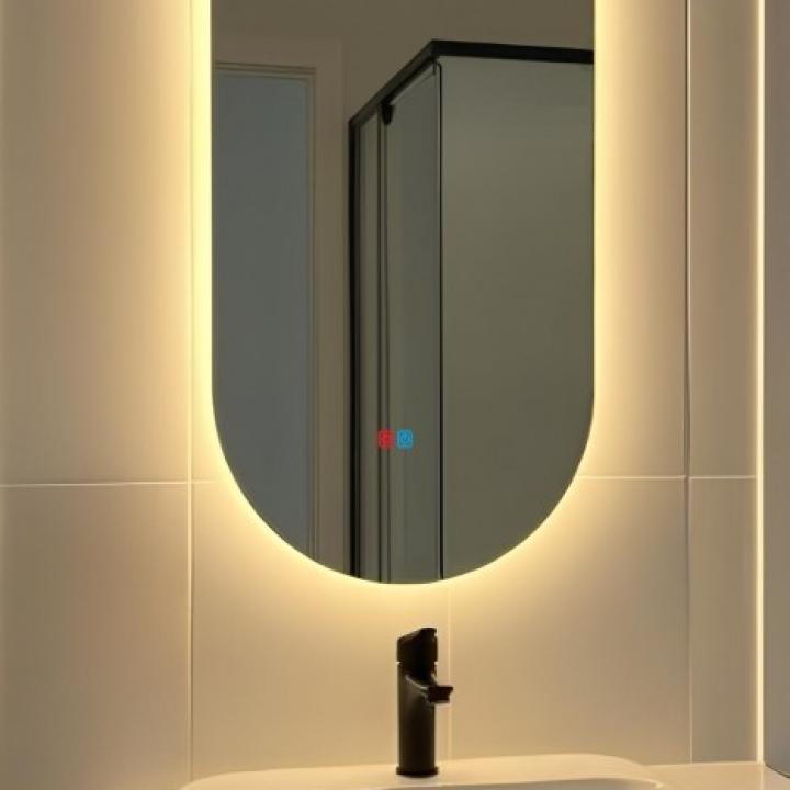 Brat B093 Kapsül Kesim Dokunmatik Açma Kapamalı Led Ayna