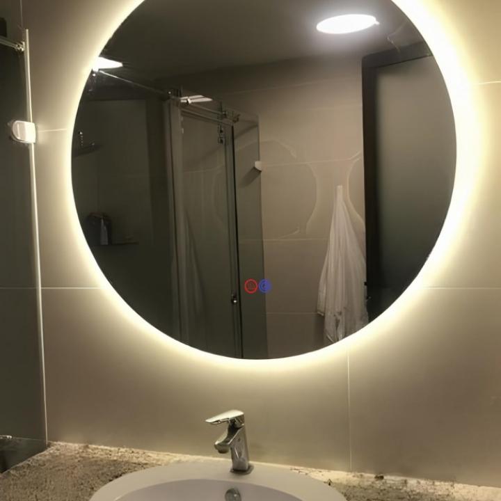 Brat B076 Dokunmatik Açma Kapamalı Yuvarlak Led Ayna