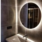 Brat B076 Ekonomik Dokunmatik Çap 60 cm. Yuvarlak Led Ayna